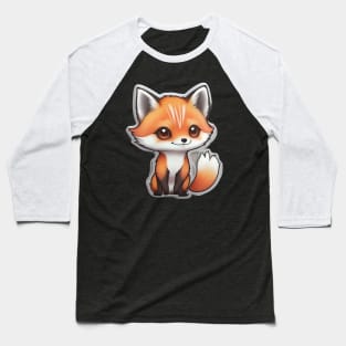 Cute Red Foxie! Baseball T-Shirt